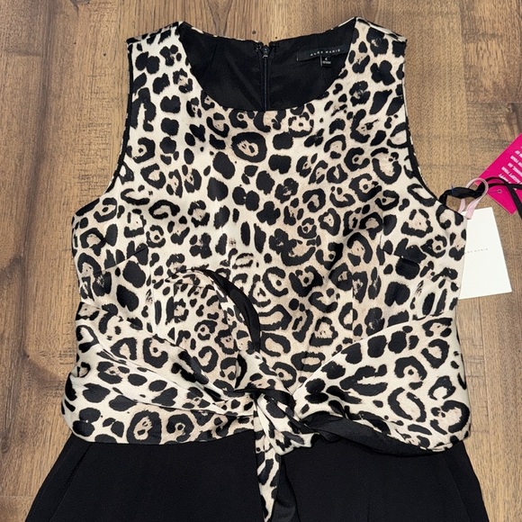 ALEX MARIE Leopard Print Jumpsuit with Black Pants - Picture 6 of 10